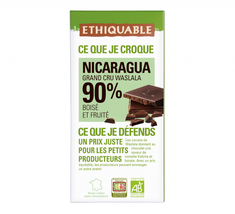 Chocolat Noir Bio Du Nicaragua Issu Du Commerce Equitable