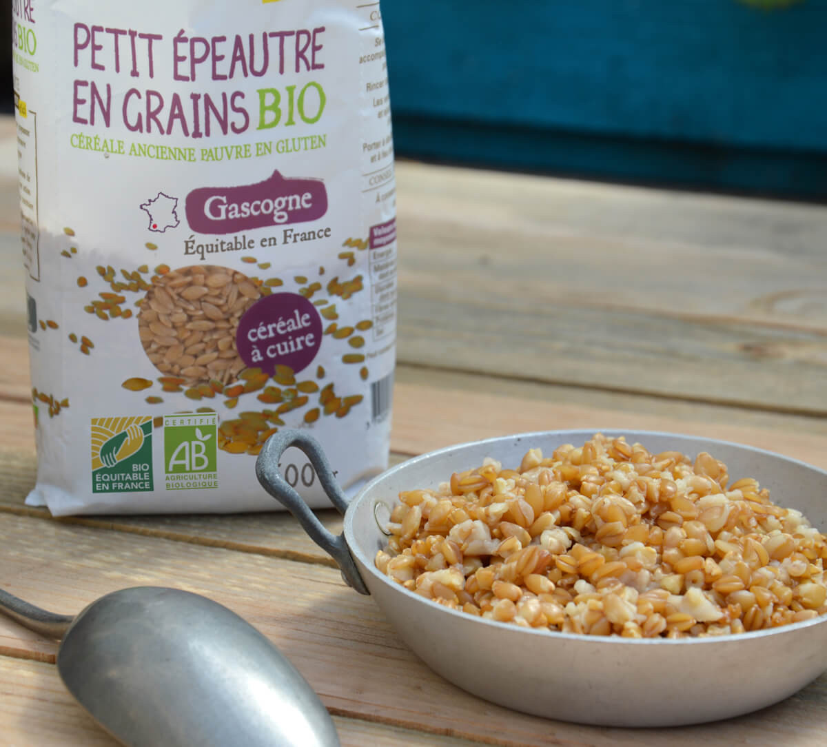 Paysans d'ici - Sachet de petit épeautre français en grains , bio et équitable.