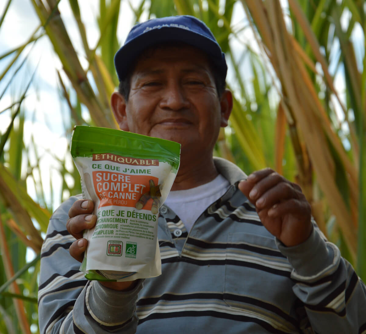 Sucre de canne roux fin bio & équitable du Pérou